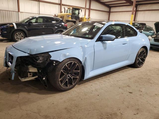 3MF13DM08P8D19415 - 2023 BMW M2 BLUE photo 1