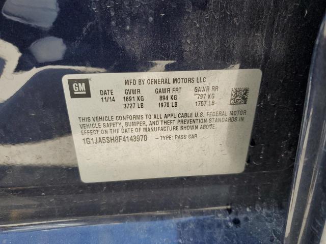 1G1JA5SH8F4143970 - 2015 CHEVROLET SONIC LS 蓝色 照片 13