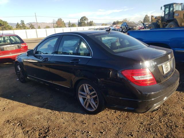 WDDGF4HB9DR268675 - 2013 MERCEDES-BENZ C 250 BLACK photo 2