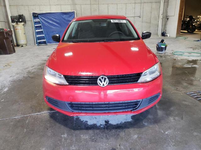 3VW2K7AJ0DM397969 - 2013 VOLKSWAGEN JETTA BASE RED photo 5