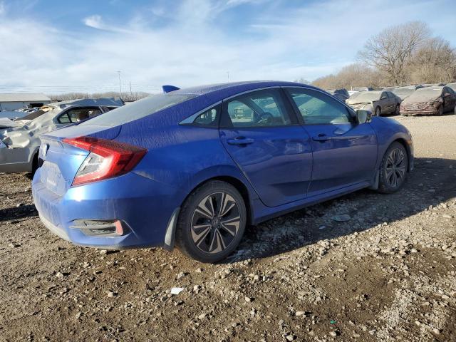 19XFC1F38HE024526 - 2017 HONDA CIVIC EX BLUE photo 3