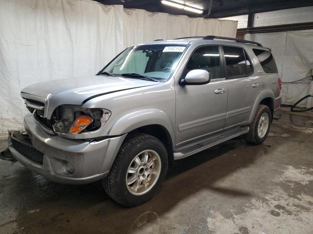 5TDBT48A42S073649 - 2002 TOYOTA SEQUOIA LIMITED SILVER photo 1