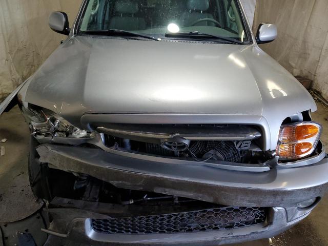 5TDBT48A42S073649 - 2002 TOYOTA SEQUOIA LIMITED SILVER photo 12