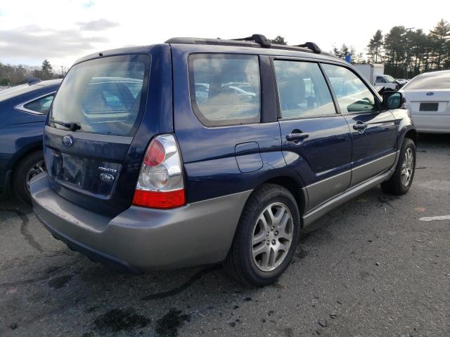 JF1SG67636H727246 - 2006 SUBARU FORESTER 2.5X LL BEAN BLUE photo 3