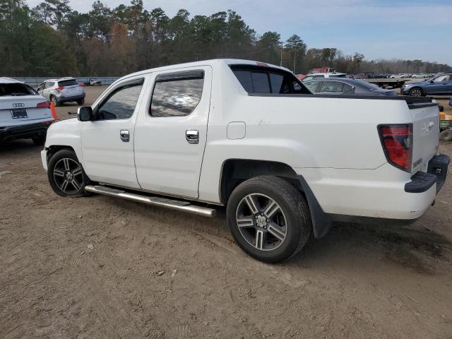 5FPYK1F79DB007678 - 2013 HONDA RIDGELINE SPORT WHITE photo 2