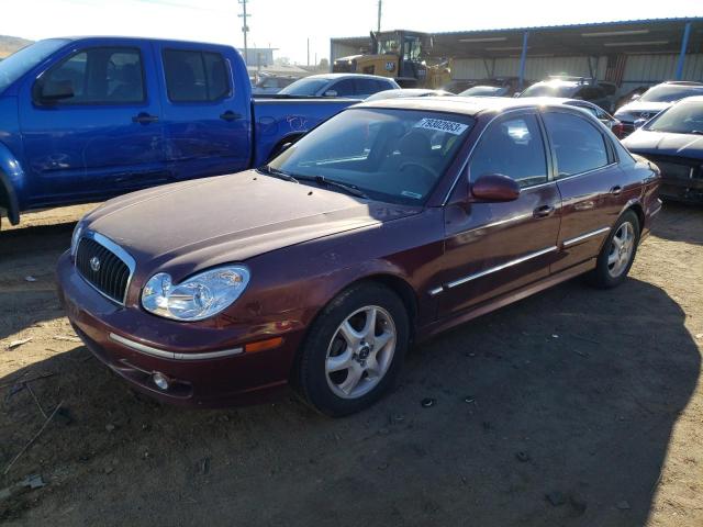 KMHWF35H15A186668 - 2005 HYUNDAI SONATA 4D GLS MAROON photo 1