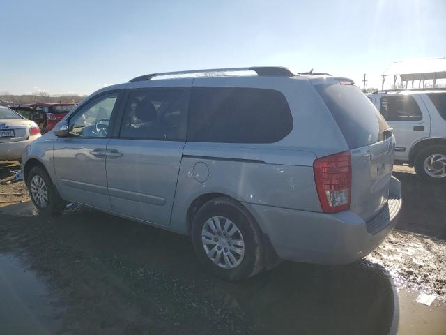 KNDMG4C70E6587852 - 2014 KIA SEDONA LX TAN photo 2