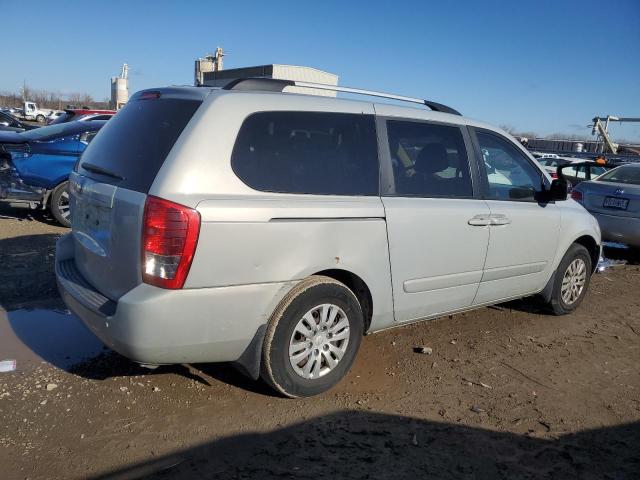 KNDMG4C70E6587852 - 2014 KIA SEDONA LX TAN photo 3