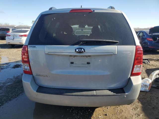 KNDMG4C70E6587852 - 2014 KIA SEDONA LX TAN photo 6