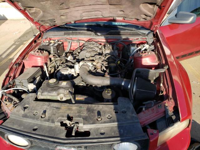 1ZVHT80N695109418 - 2009 FORD MUSTANG RED photo 11