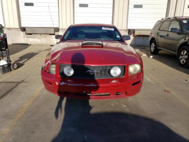 1ZVHT80N695109418 - 2009 FORD MUSTANG RED photo 5