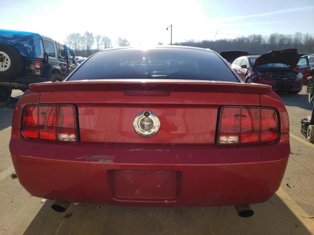 1ZVHT80N695109418 - 2009 FORD MUSTANG RED photo 6