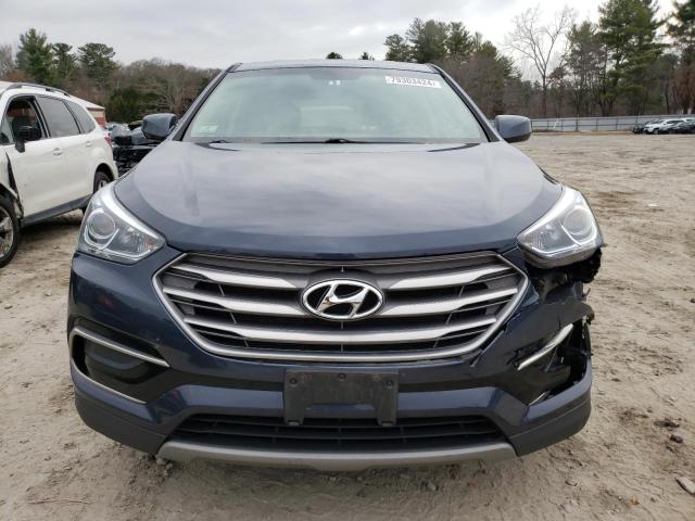 5XYZTDLB8HG387728 - 2017 HYUNDAI SANTA FE S BLUE photo 5