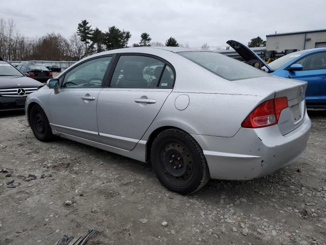 1HGFA16538L075741 - 2008 HONDA CIVIC LX SILVER photo 2