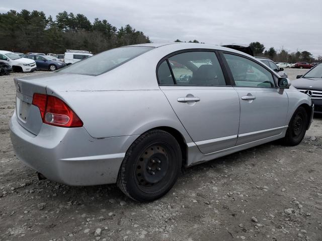 1HGFA16538L075741 - 2008 HONDA CIVIC LX SILVER photo 3