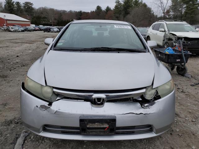 1HGFA16538L075741 - 2008 HONDA CIVIC LX SILVER photo 5