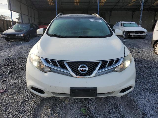 JN8AZ1MU9CW119510 - 2012 NISSAN MURANO S WHITE photo 5