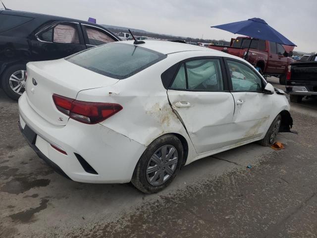 3KPA24AD3ME365034 - 2021 KIA RIO LX WHITE photo 3