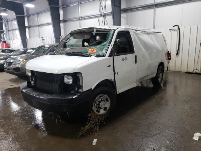 1GCGG25CX81103506 - 2008 CHEVROLET EXPRESS G2 WHITE photo 1