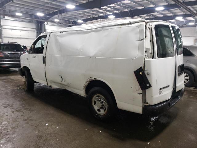 1GCGG25CX81103506 - 2008 CHEVROLET EXPRESS G2 WHITE photo 2