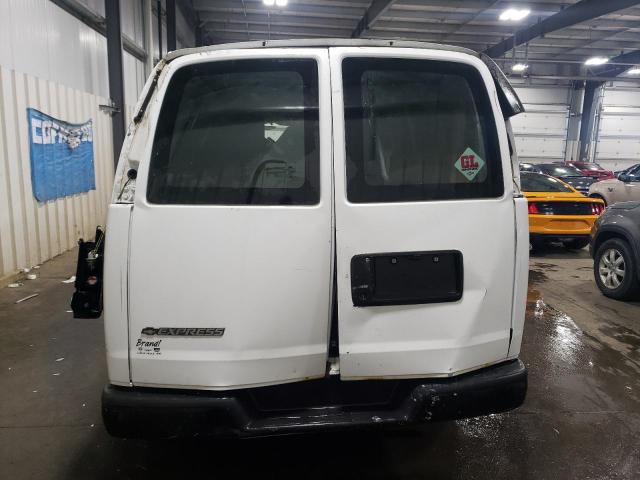 1GCGG25CX81103506 - 2008 CHEVROLET EXPRESS G2 WHITE photo 6