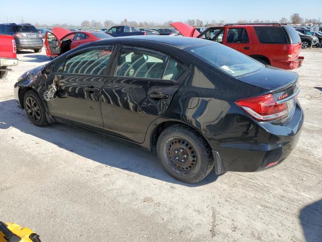 19XFB2F51FE118478 - 2015 HONDA CIVIC LX BLACK photo 2