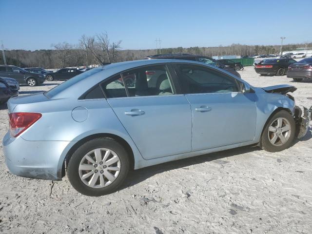 1G1PF5S91B7120429 - 2011 CHEVROLET CRUZE LT BLUE photo 3