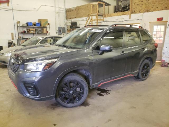 JF2SKARC3LH420378 - 2020 SUBARU FORESTER SPORT GRAY photo 1