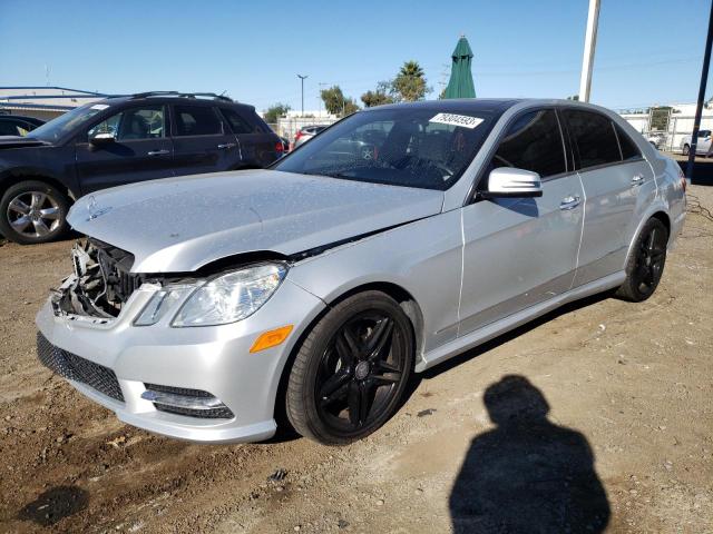 WDDHF5KB0DA728307 - 2013 MERCEDES-BENZ E 350 GRAY photo 1