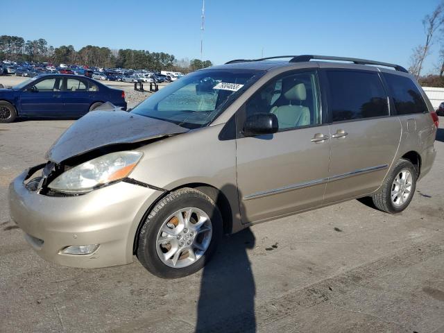 5TDBA22C16S057175 - 2006 TOYOTA SIENNA XLE GOLD photo 1