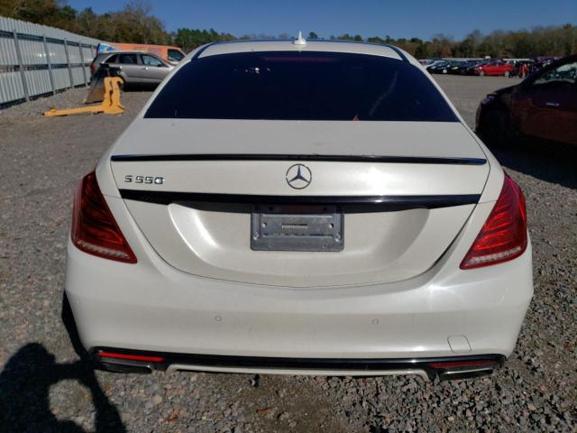 WDDUG8CB6FA071625 - 2015 MERCEDES-BENZ S 550 WHITE photo 6