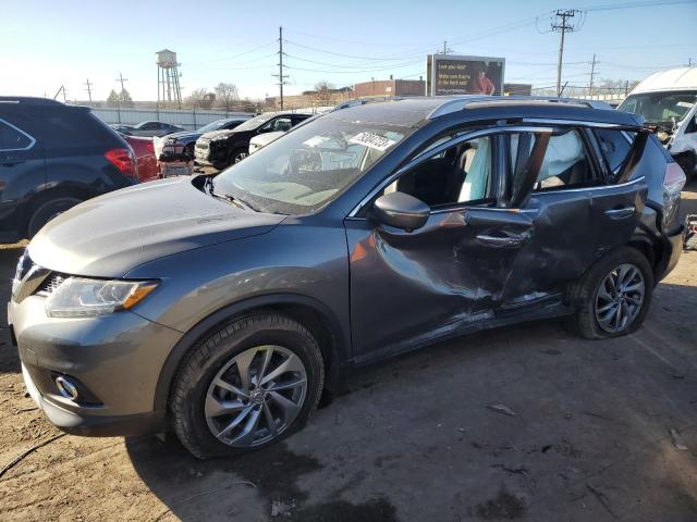 5N1AT2MVXFC907516 - 2015 NISSAN ROGUE S GRAY photo 1