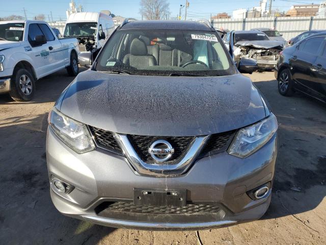 5N1AT2MVXFC907516 - 2015 NISSAN ROGUE S GRAY photo 5