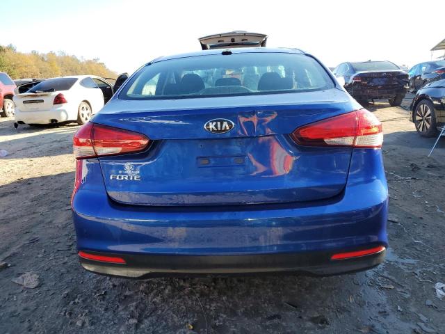 3KPFK4A74HE153541 - 2017 KIA FORTE LX BLUE photo 6