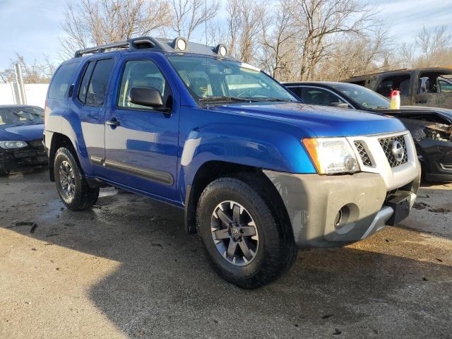 5N1AN0NW0FN658315 - 2015 NISSAN XTERRA X BLUE photo 4