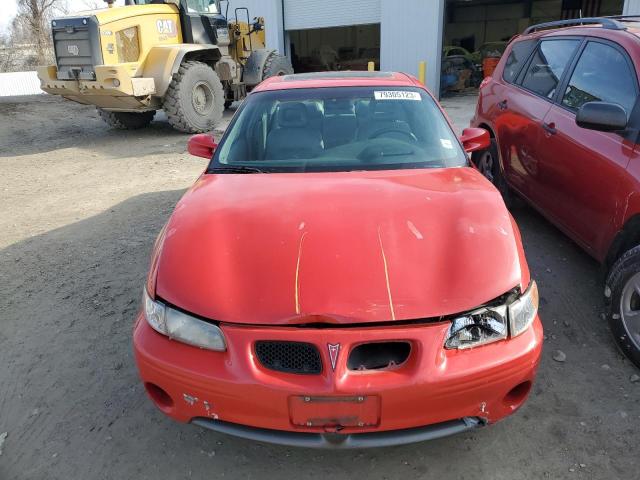 1G2WP52K01F176888 - 2001 PONTIAC GRAND PRIX GT RED photo 5