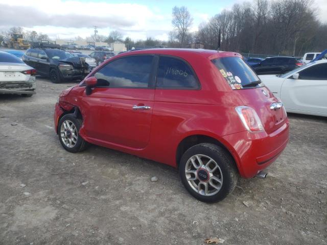 3C3CFFAR4CT237940 - 2012 FIAT 500 POP RED photo 2