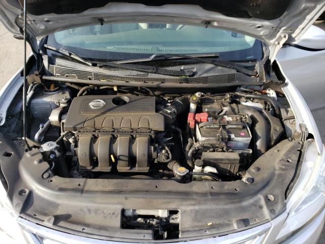 3N1AB7AP6DL747195 - 2013 NISSAN SENTRA S SILVER photo 11