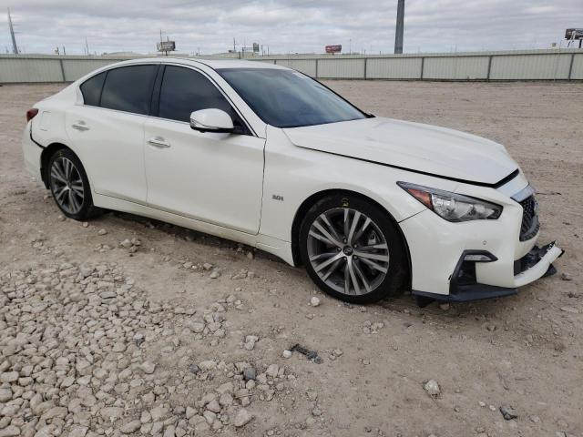 JN1EV7AP9KM540800 - 2019 INFINITI Q50 LUXE WHITE photo 4