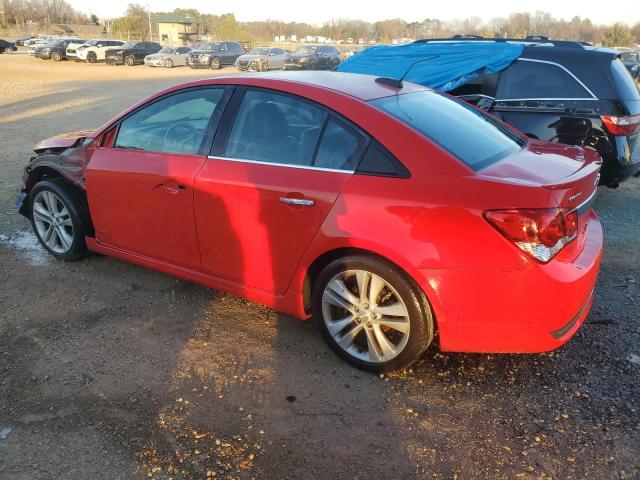 1G1PG5SB1F7274435 - 2015 CHEVROLET CRUZE LTZ RED photo 2