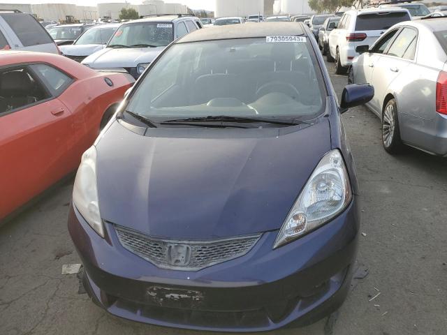 JHMGE87479S007115 - 2009 HONDA FIT SPORT BLACK photo 5