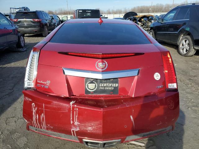 1G6DJ1ED5B0163751 - 2011 CADILLAC CTS PERFORMANCE COLLECTION RED photo 6