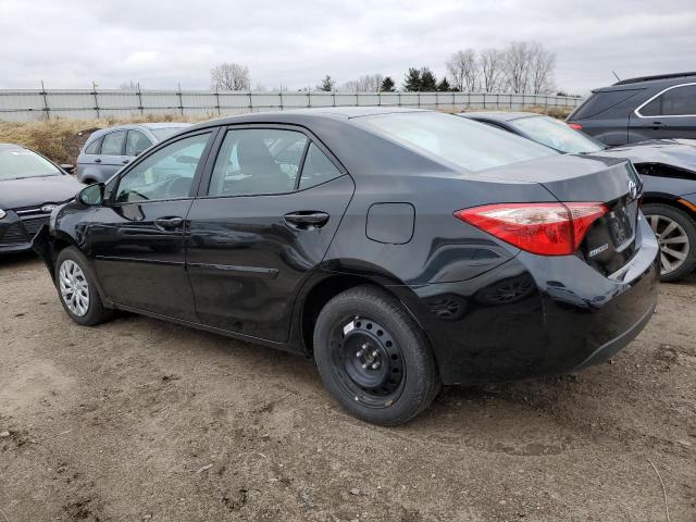 5YFBURHEXKP876195 - 2019 TOYOTA COROLLA L BLACK photo 2