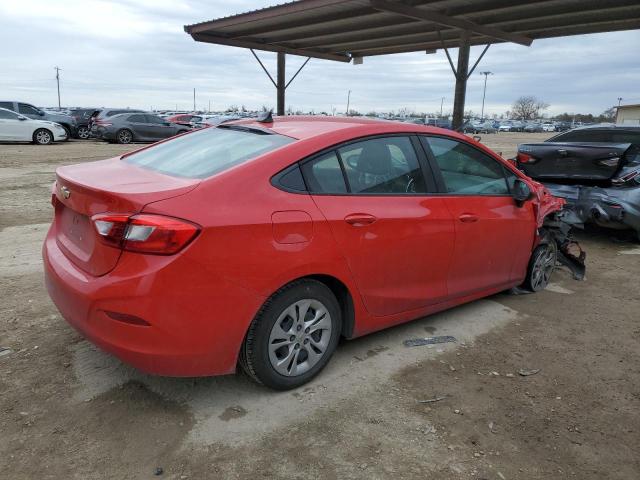 1G1BJ5SM4K7104948 - 2019 CHEVROLET CRUZE RED photo 3