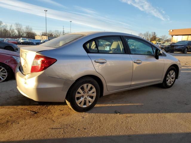 2HGFB2F57CH501276 - 2012 HONDA CIVIC LX SILVER photo 3