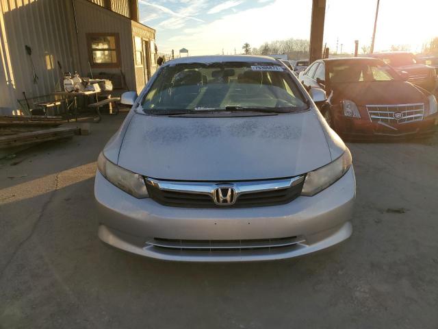 2HGFB2F57CH501276 - 2012 HONDA CIVIC LX SILVER photo 5