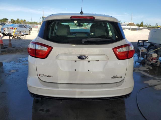 1FADP5BU4DL546868 - 2013 FORD C-MAX SEL WHITE photo 6