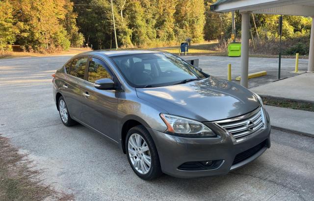 3N1AB7AP2FY309926 - 2015 NISSAN SENTRA S GRAY photo 1