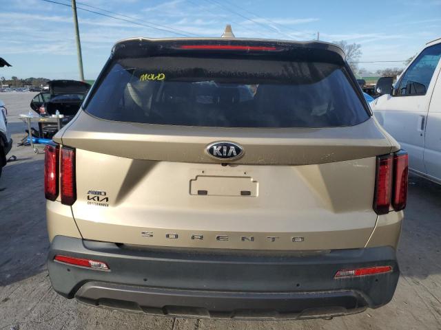 5XYRLDLC2MG039099 - 2021 KIA SORENTO S TAN photo 6