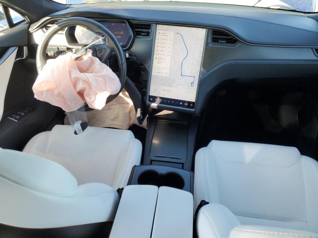 5YJSA1E24JF274309 - 2018 TESLA MODEL S BLUE photo 8